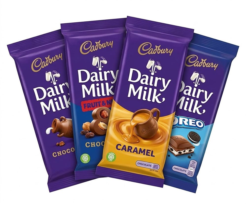 Cadbury Dairy Milk chocolate slabs